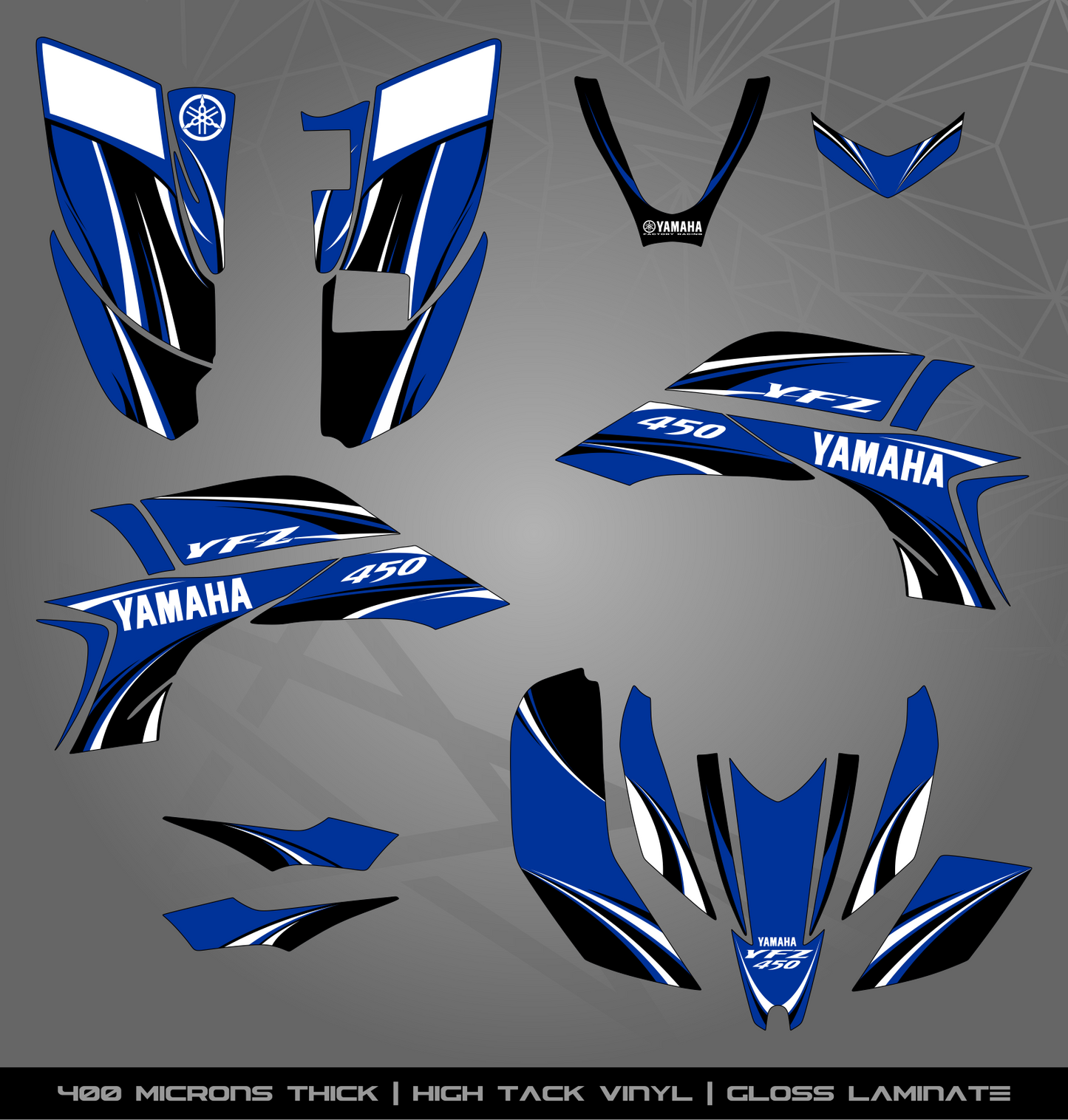 Full Sticker Kit for Yamaha YFZ 450 (2003-2008)