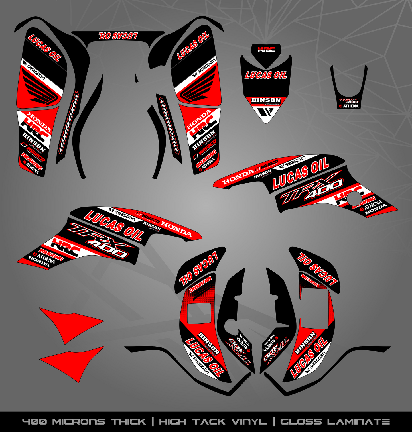 Full Sticker Kit for Honda TRX 400 EX (2005-2007)