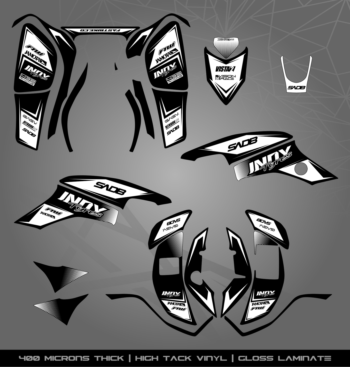 Full Sticker Kit for Honda TRX 400 EX (2005-2007)