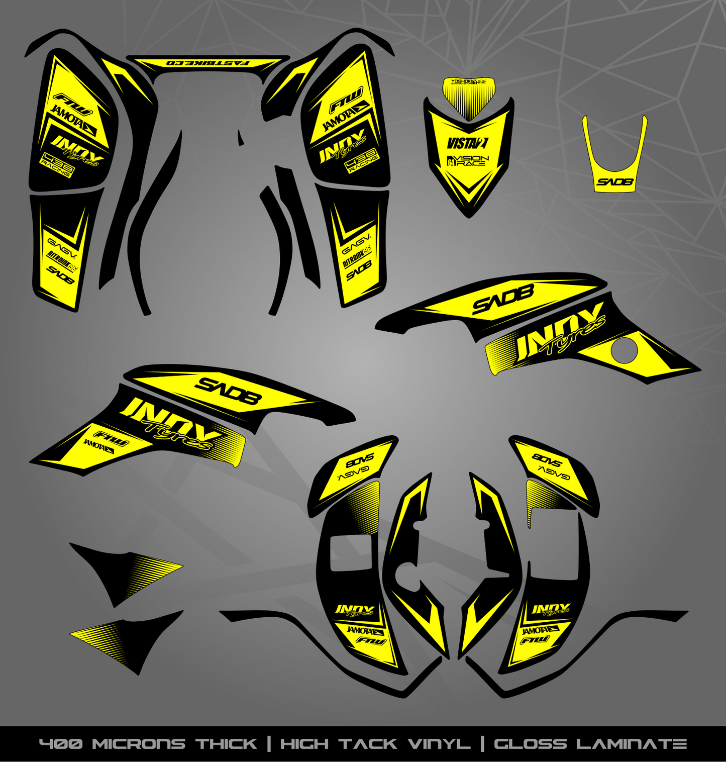 Full Sticker Kit for Honda TRX 400 EX (2005-2007)