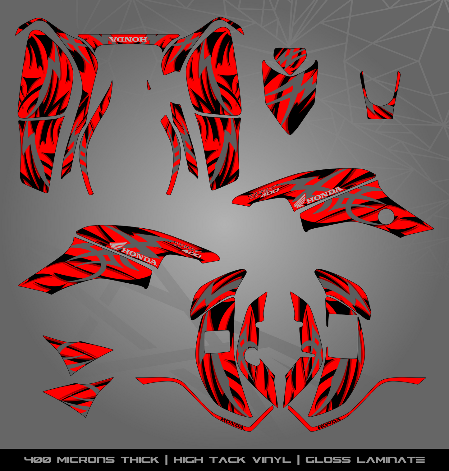 Full Sticker Kit for Honda TRX 400 EX (2005-2007)