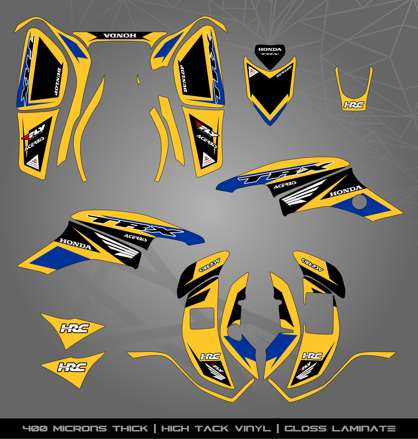 Full Sticker Kit for Honda TRX 400 EX (2005-2007)