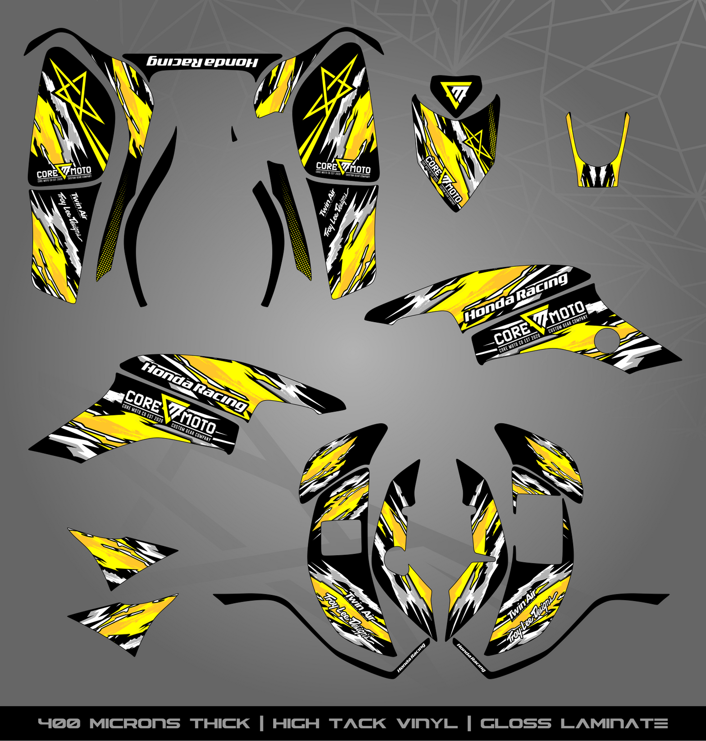 Full Sticker Kit for Honda TRX 400 EX (2005-2007)