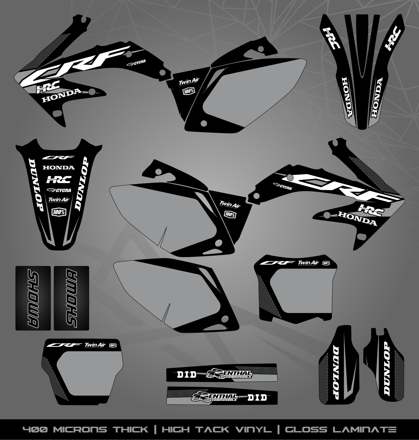 Full Sticker Kit for Honda MX bike