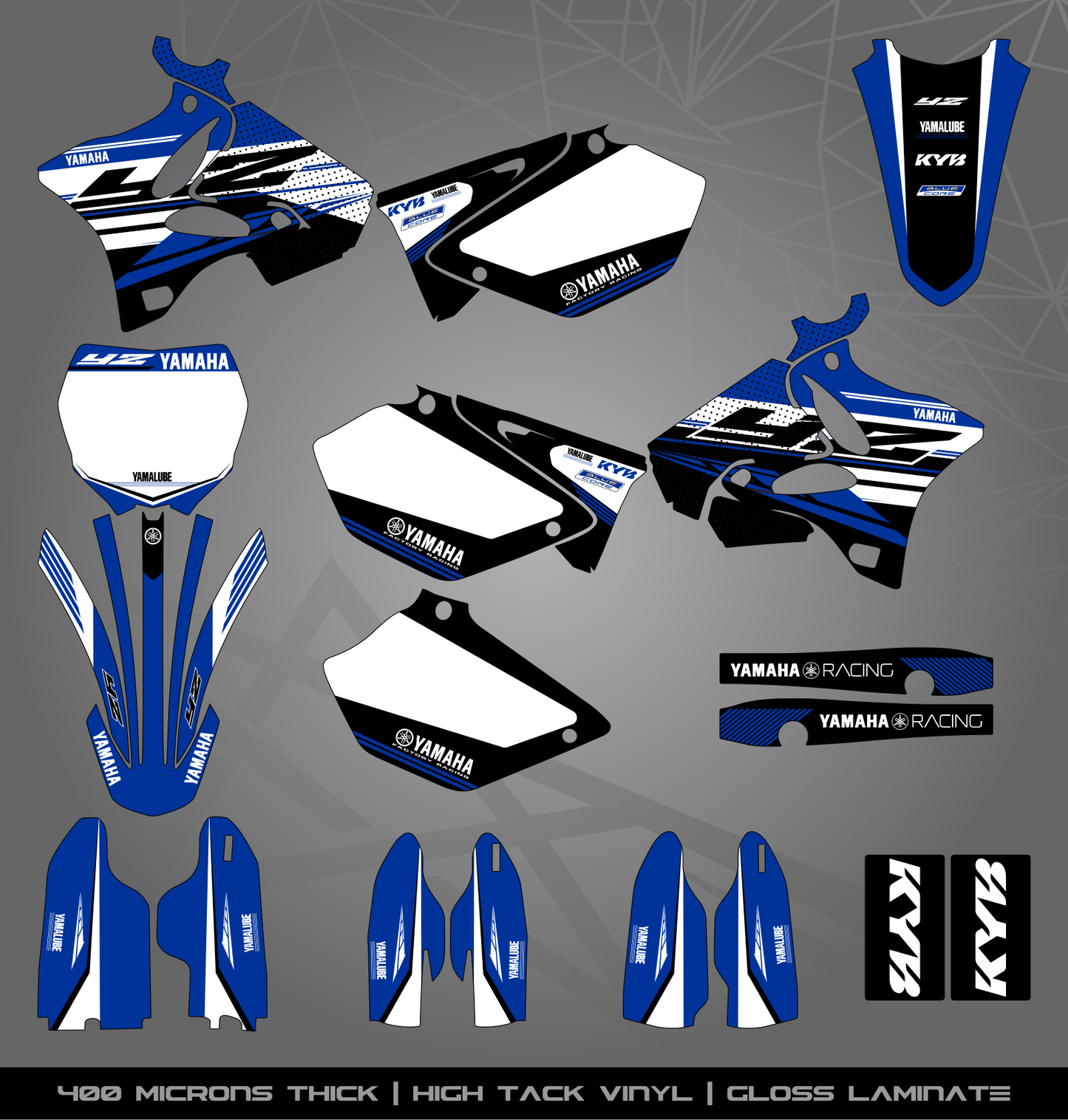 Full Sticker Kit for Yamaha MX bike