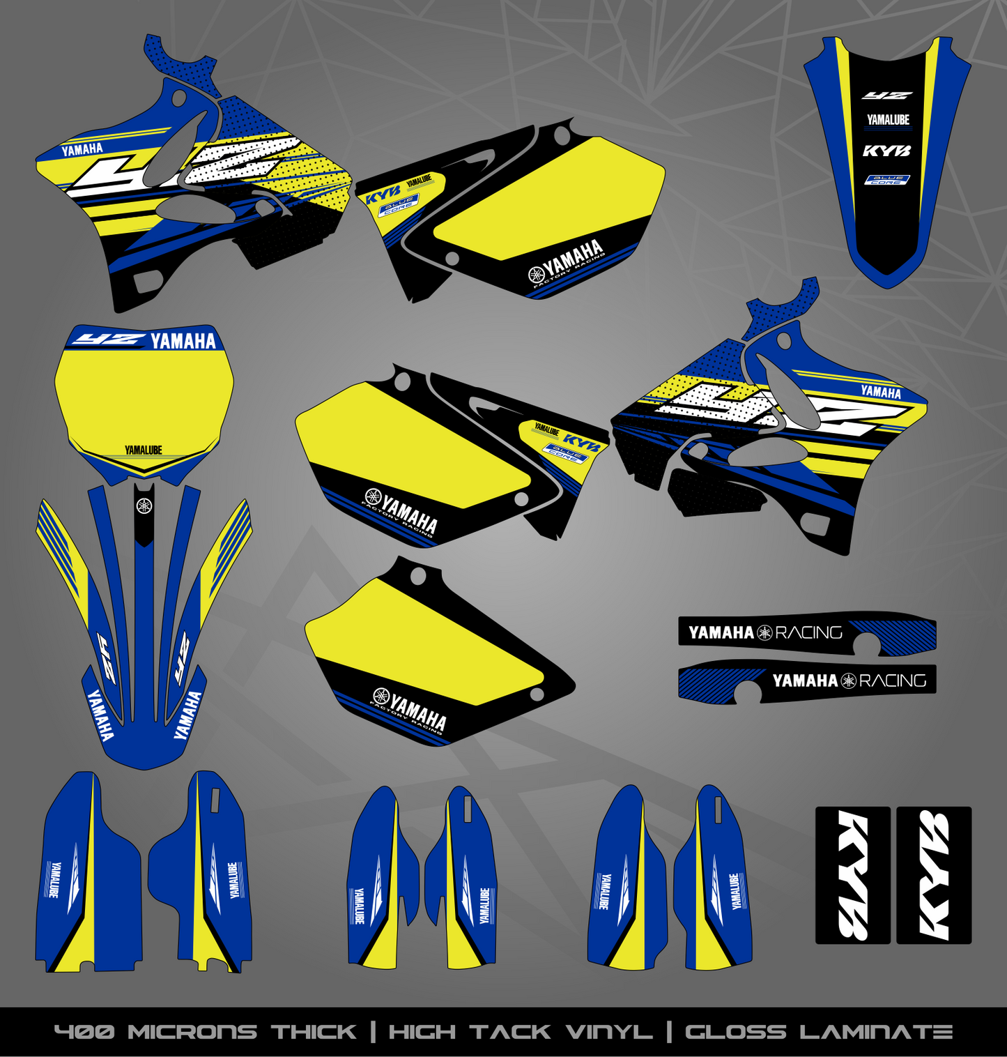 Full Sticker Kit for Yamaha MX bike