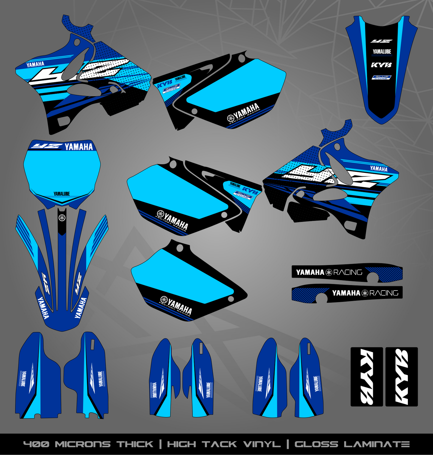 Full Sticker Kit for Yamaha MX bike