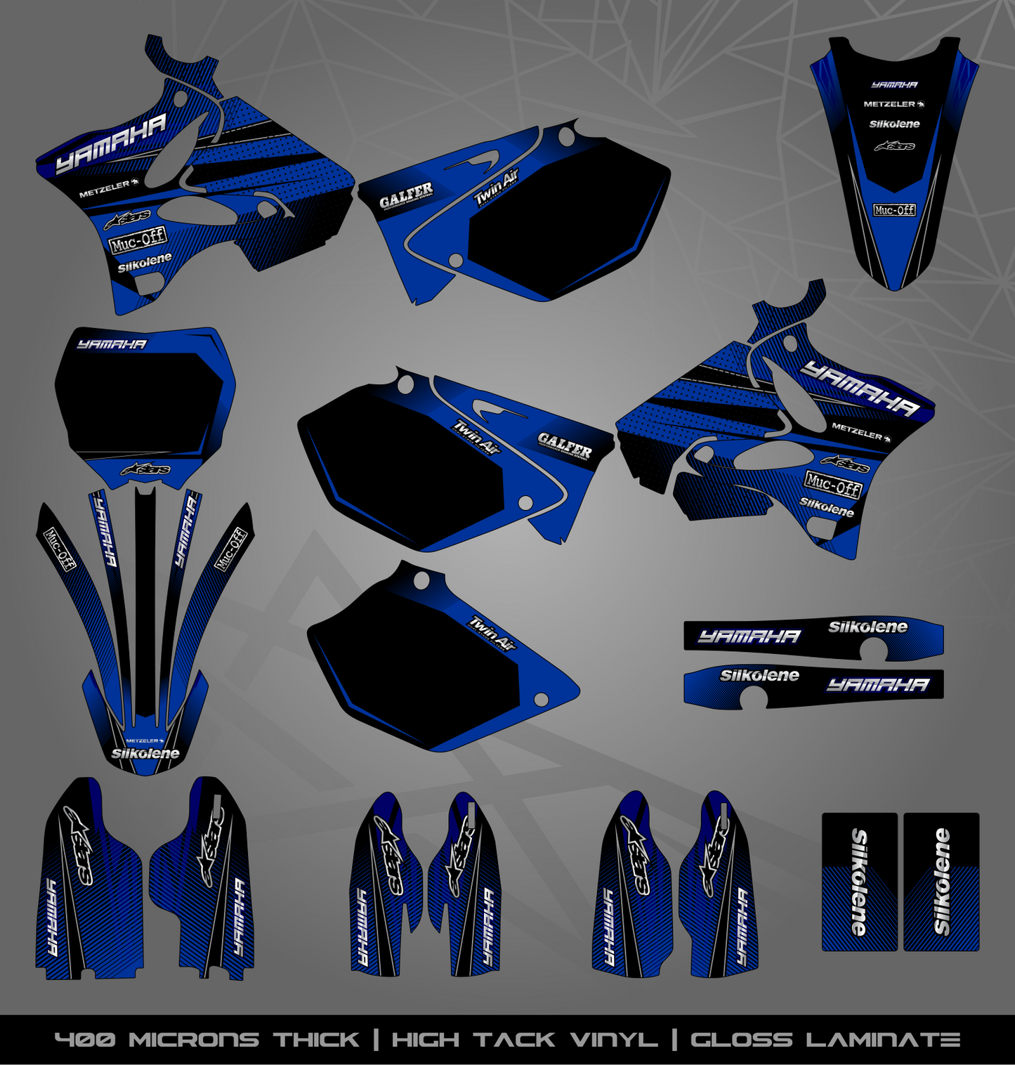 Full Sticker Kit for Yamaha MX bike