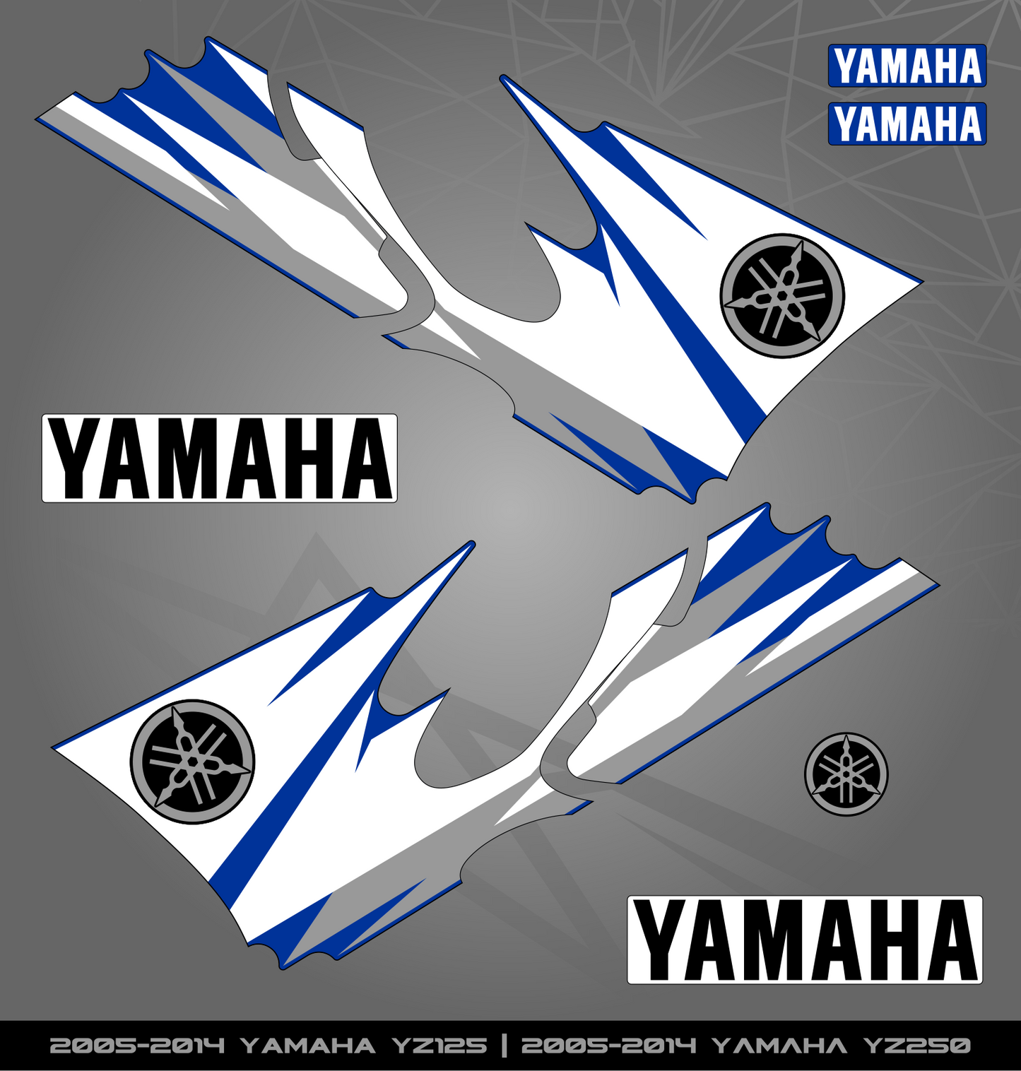 Partial Sticker Kit for Yamaha YZ 125 | 250 (2005-2014)