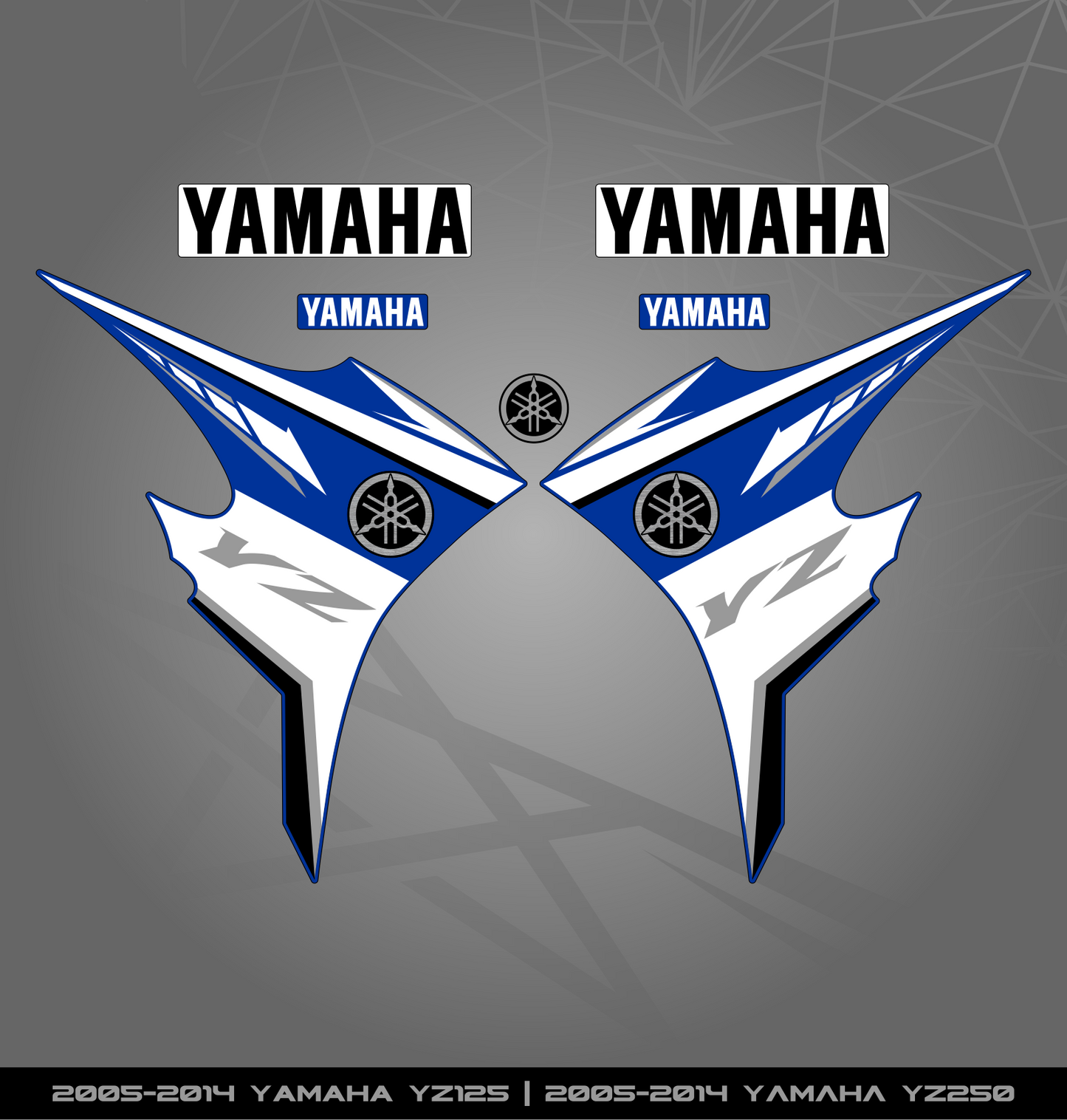 Partial Sticker Kit for Yamaha YZ 125 | 250 (2005-2014)