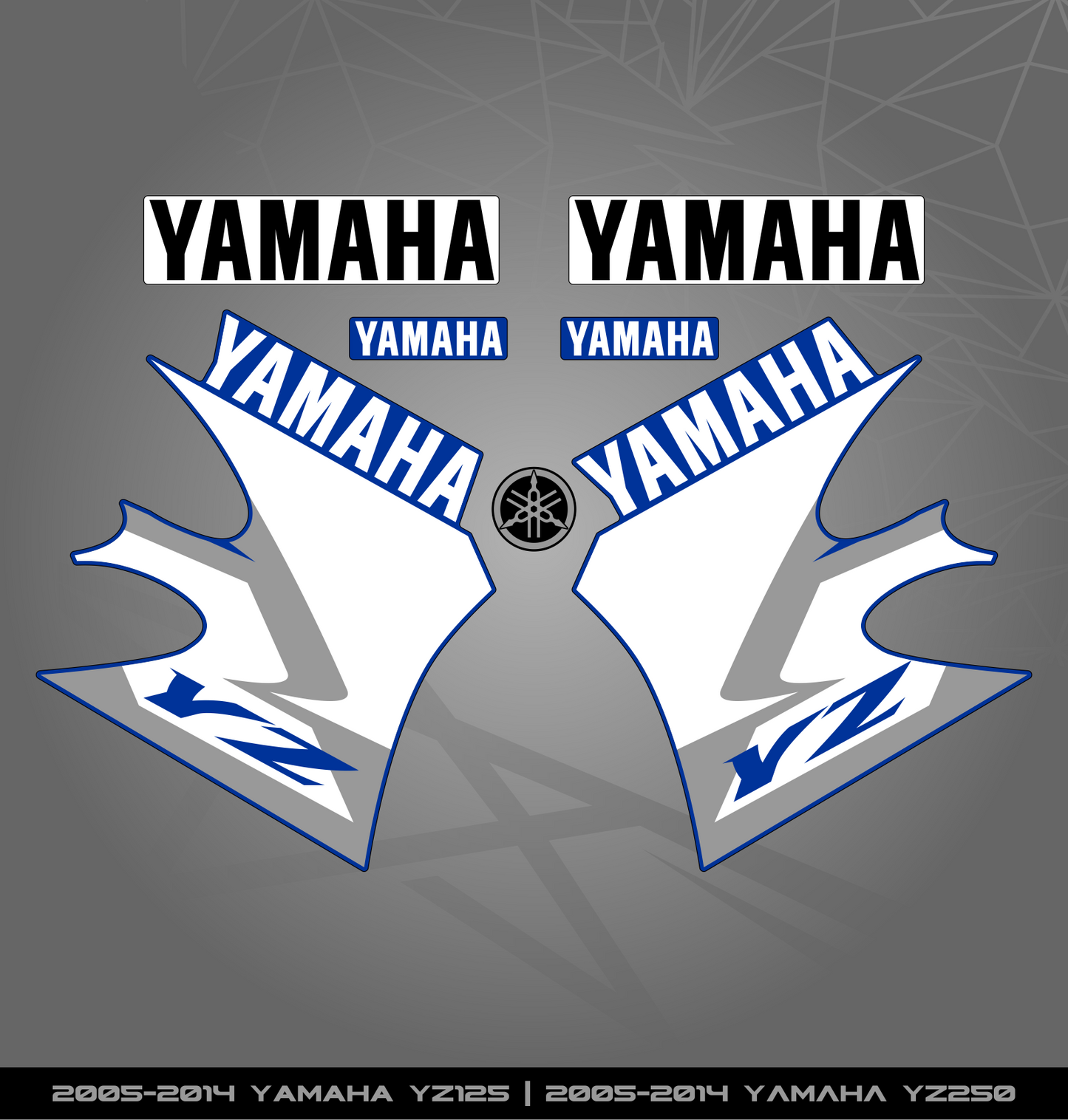 Partial Sticker Kit for Yamaha YZ 125 | 250 (2005-2014)
