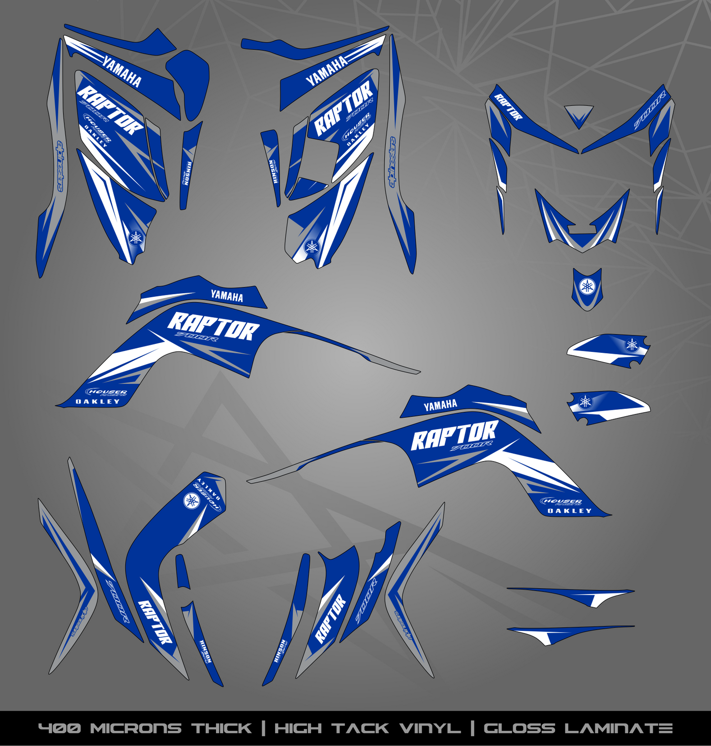 Full Sticker Kit for Yamaha Raptor 700 R (2006-2008)