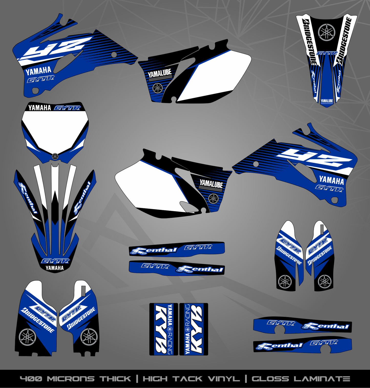 Full Sticker Kit for Yamaha MX bike