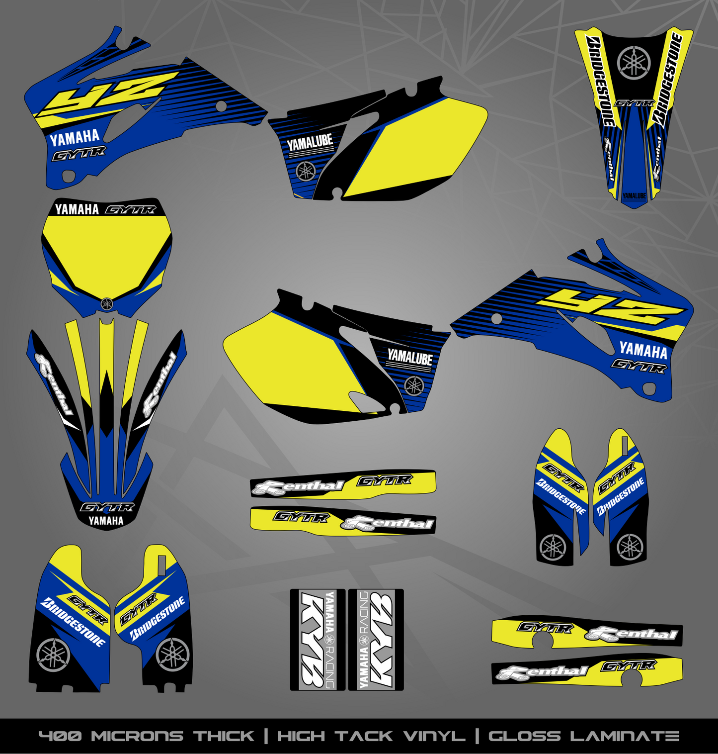 Full Sticker Kit for Yamaha MX bike