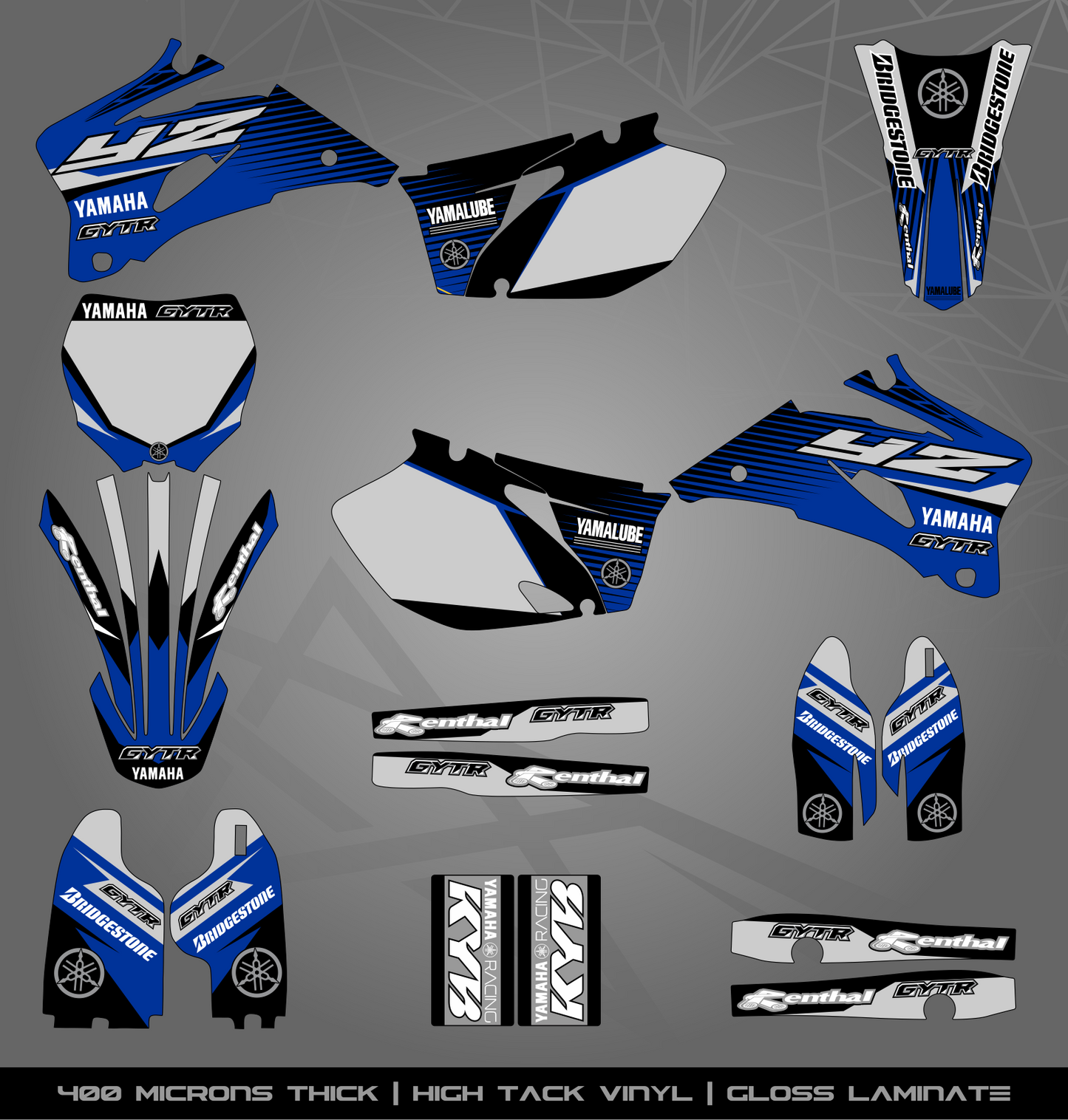 Full Sticker Kit for Yamaha MX bike