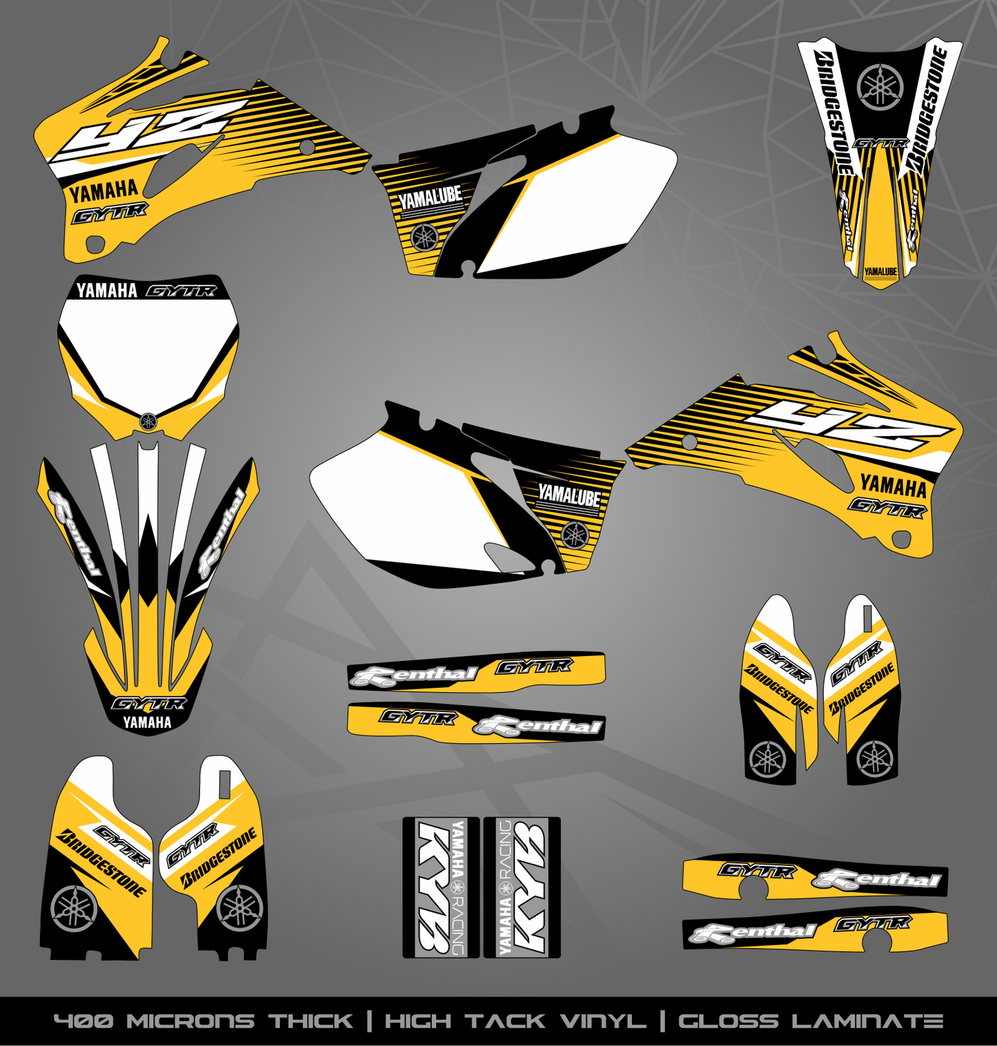 Full Sticker Kit for Yamaha MX bike