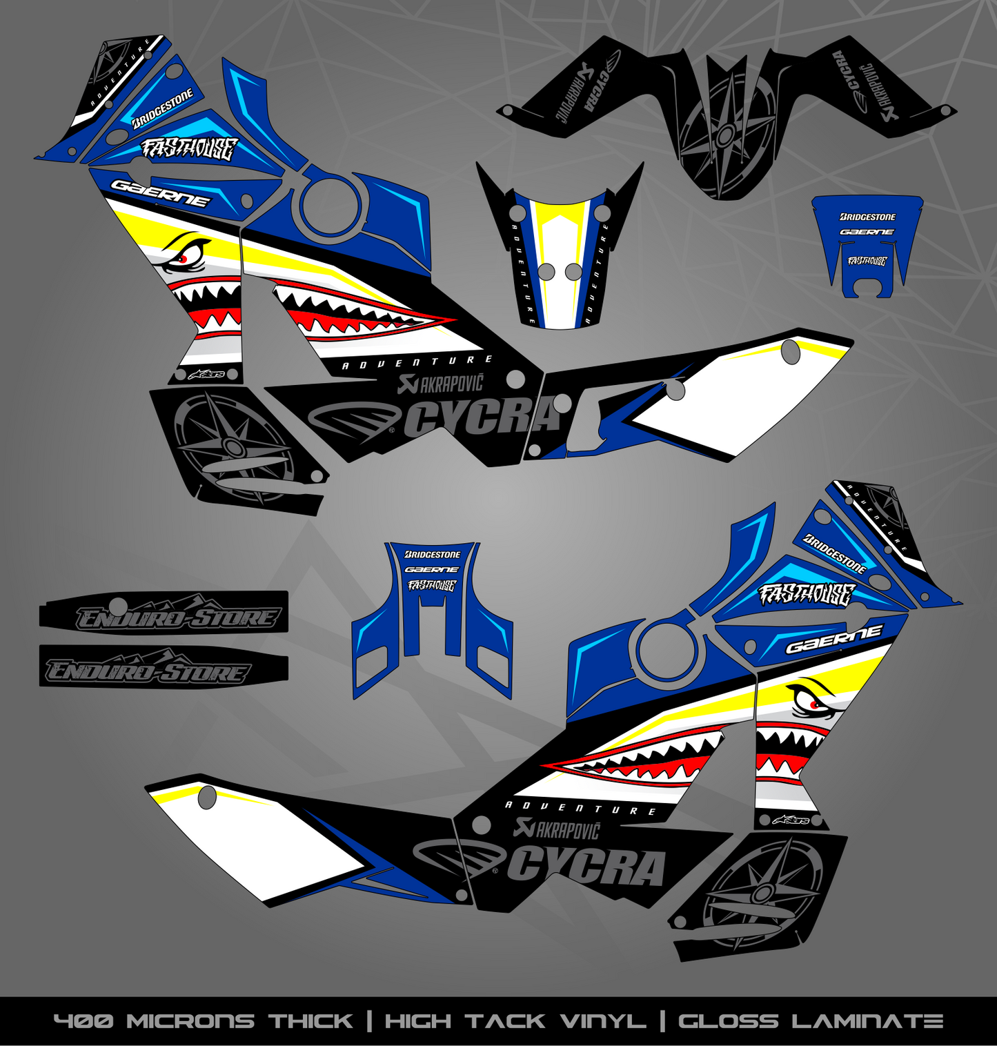 Full Sticker Kit for KTM 990 Adventure (2006-2013)