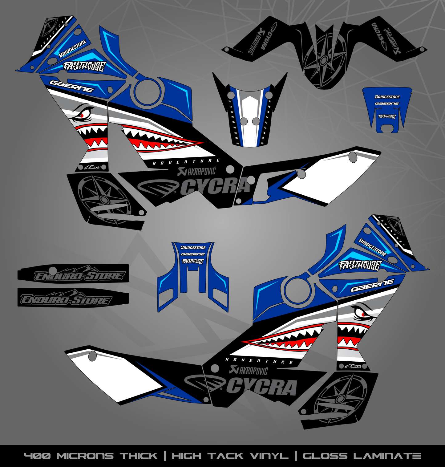 Full Sticker Kit for KTM 990 Adventure (2006-2013)