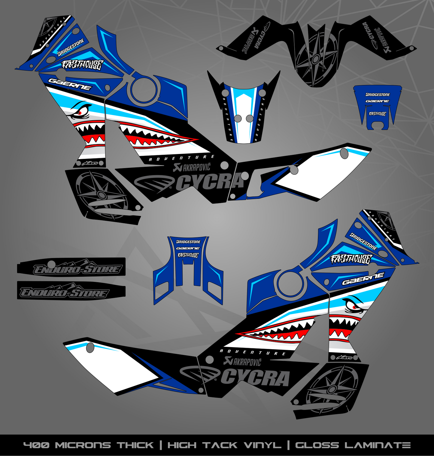 Full Sticker Kit for KTM 990 Adventure (2006-2013)
