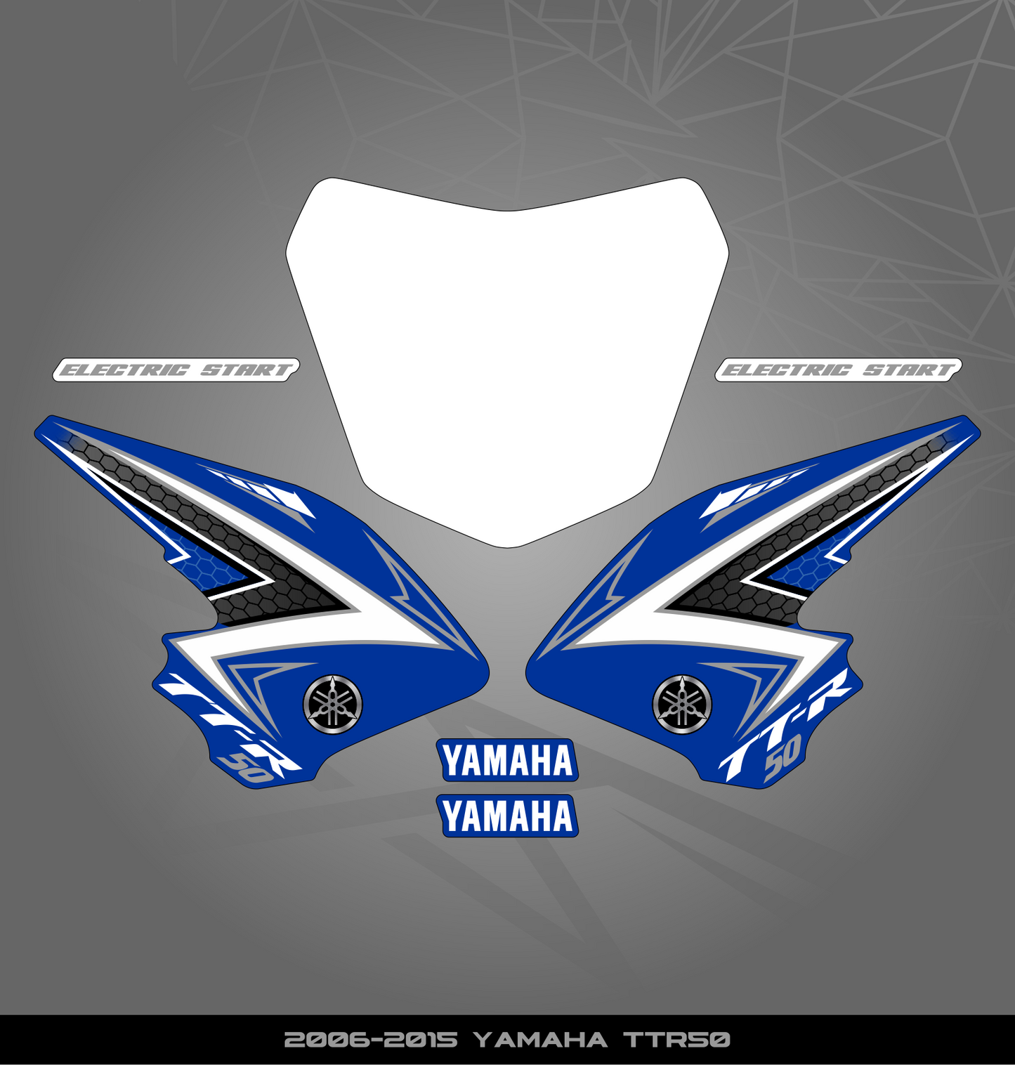 Partial Sticker Kit for Yamaha TTR 50 (2006-2015)
