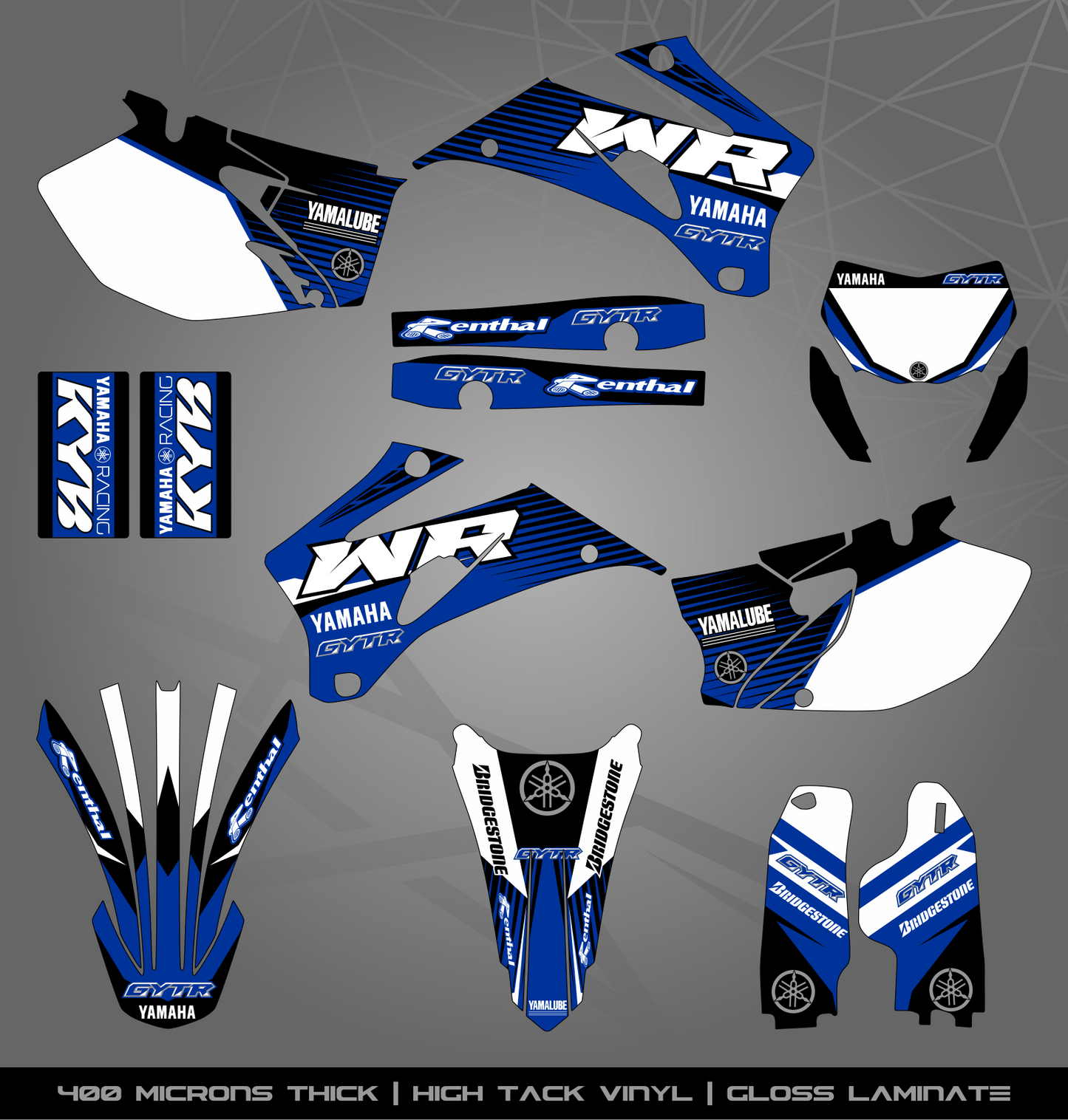 Full Sticker Kit for Yamaha MX bike