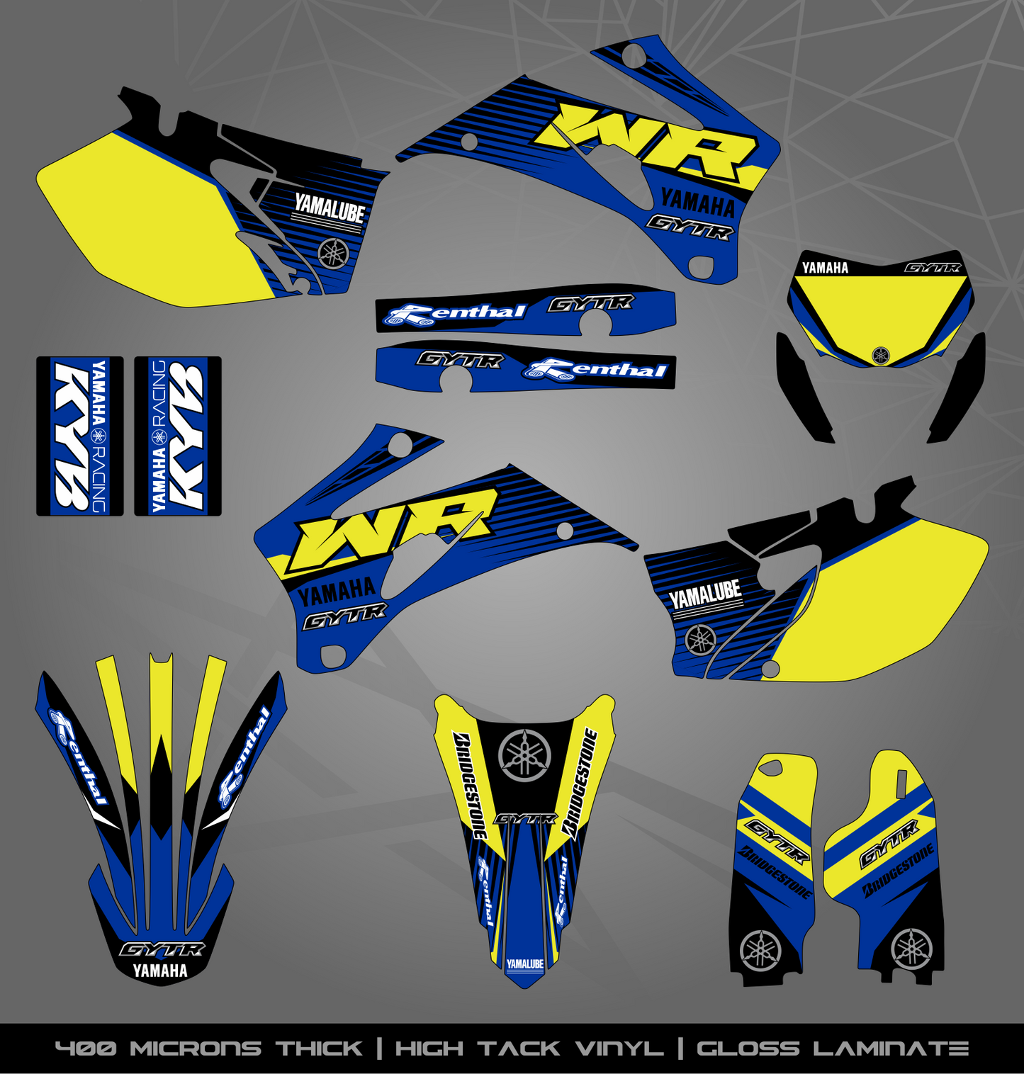 Full Sticker Kit for Yamaha MX bike