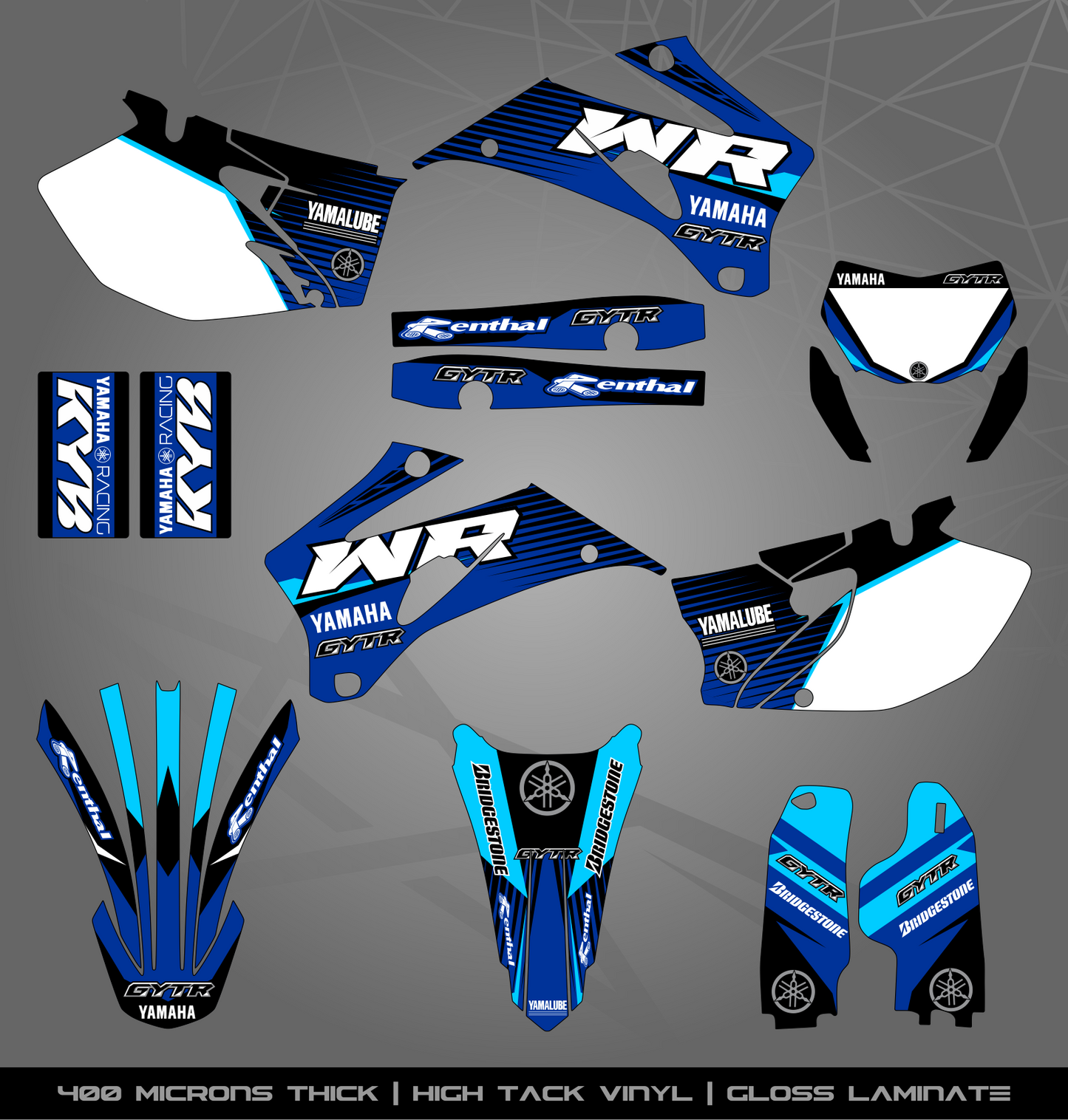Full Sticker Kit for Yamaha MX bike