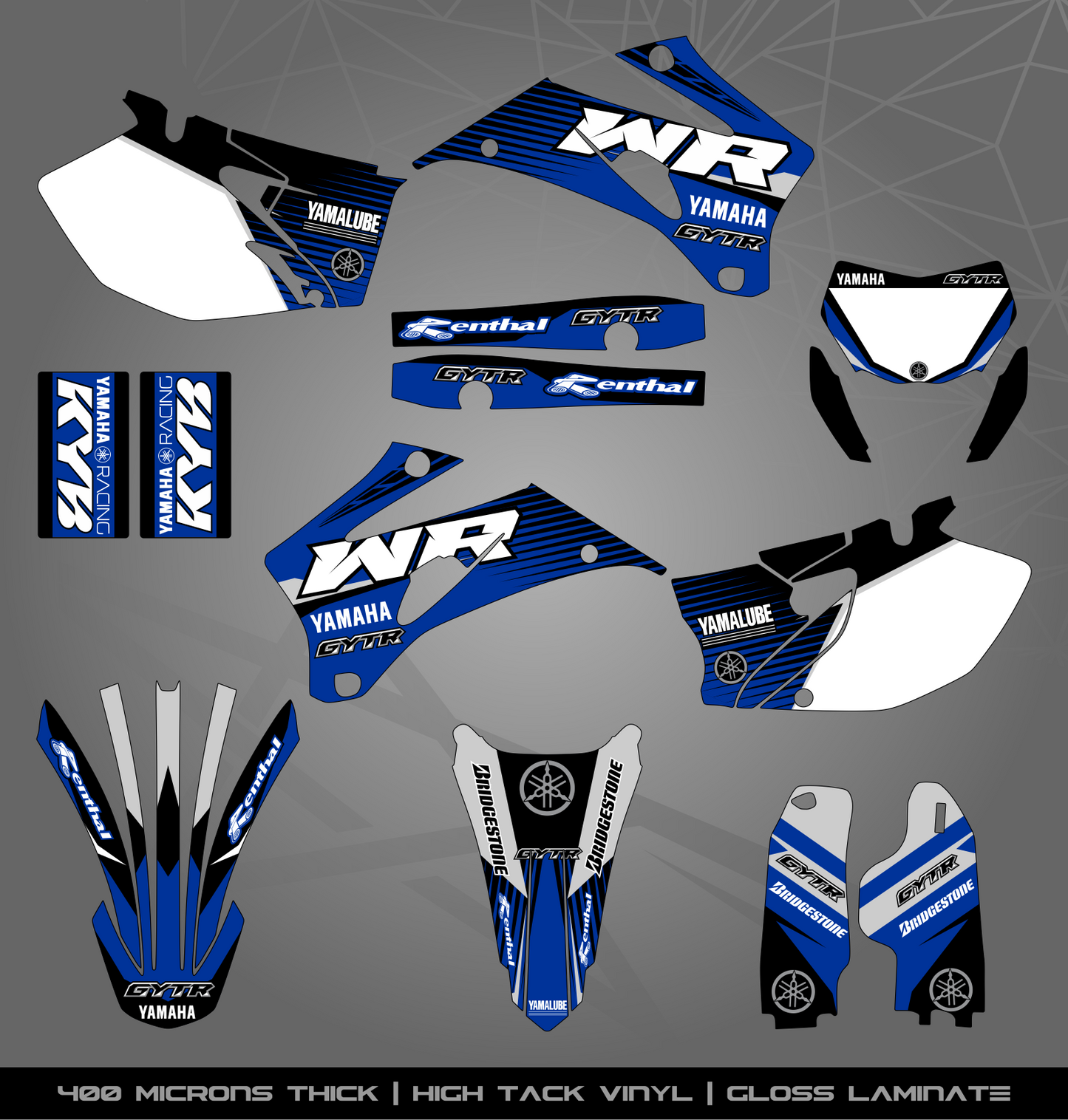 Full Sticker Kit for Yamaha MX bike