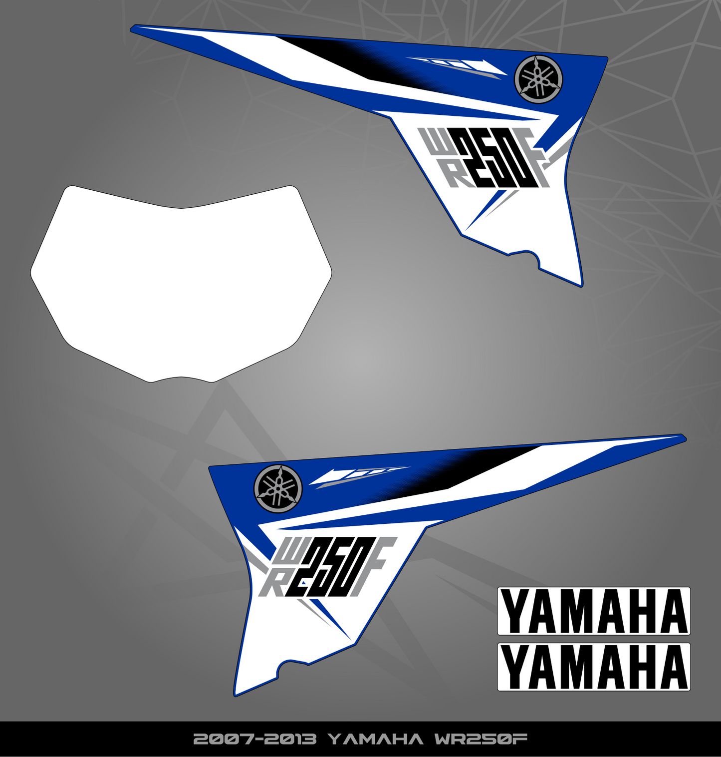 Partial Sticker Kit for Yamaha WR 250 F (2007-2013)