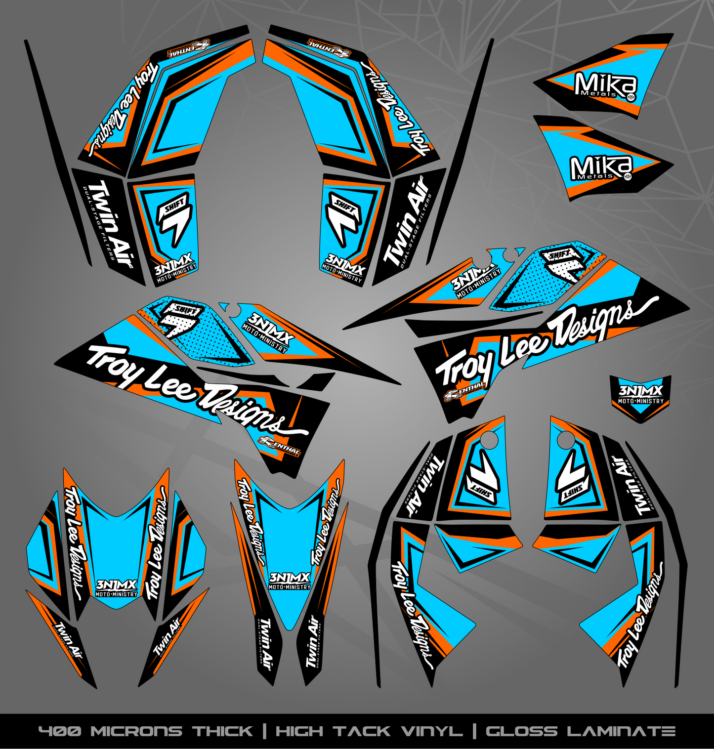 Full Sticker Kit for KTM Quad (SX/XC)
