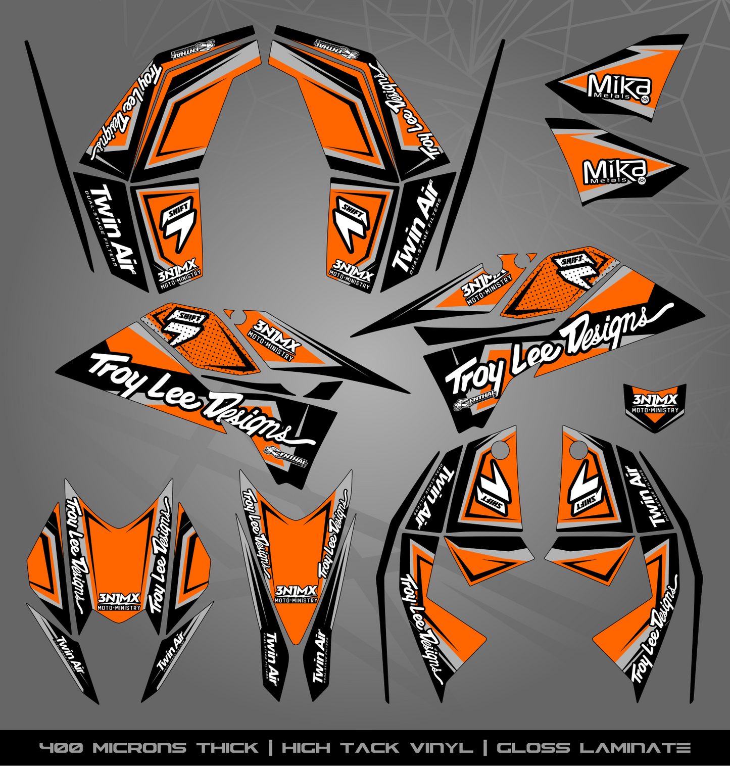 Full Sticker Kit for KTM Quad (SX/XC)
