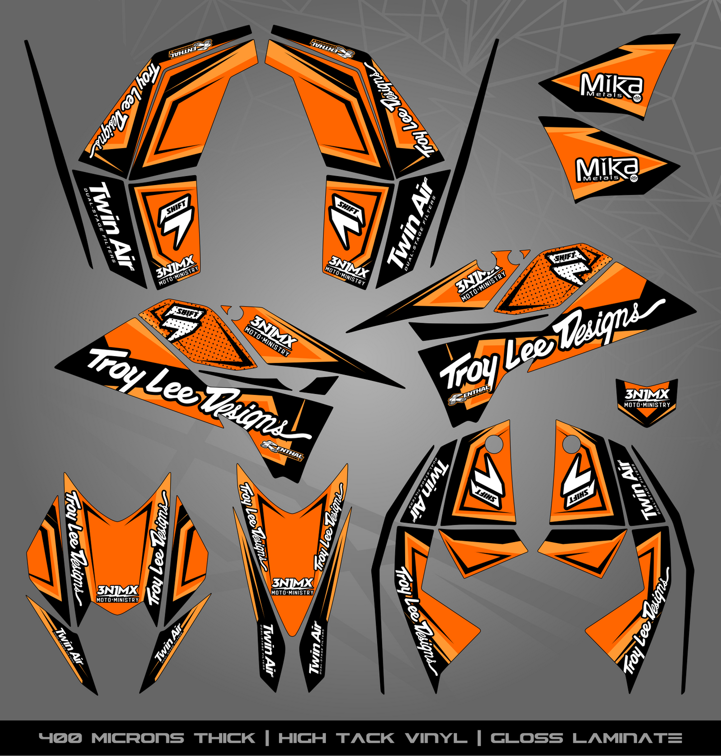 Full Sticker Kit for KTM Quad (SX/XC)