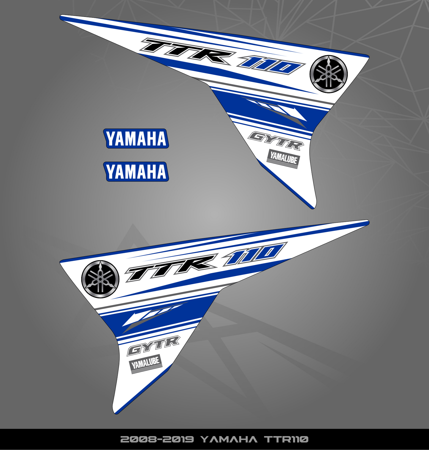 Partial Sticker Kit for Yamaha TTR 110 (2008-2019)