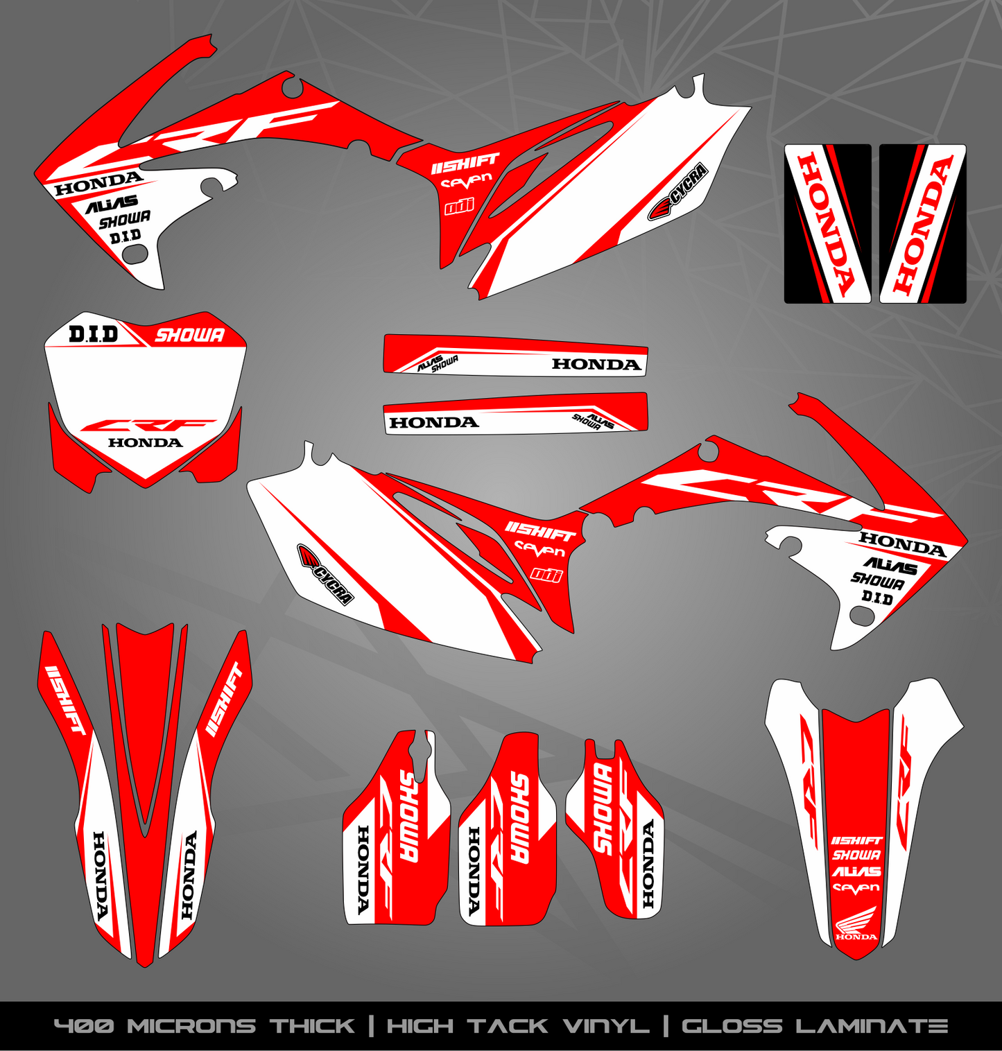 Full Sticker Kit for Honda MX bike