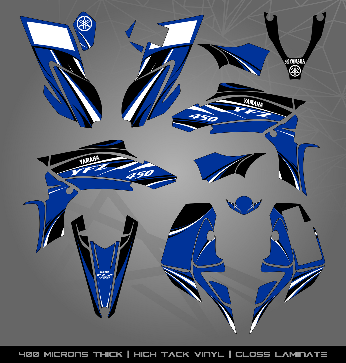 Full Sticker Kit for Yamaha YFZ 450R (2009-2013)