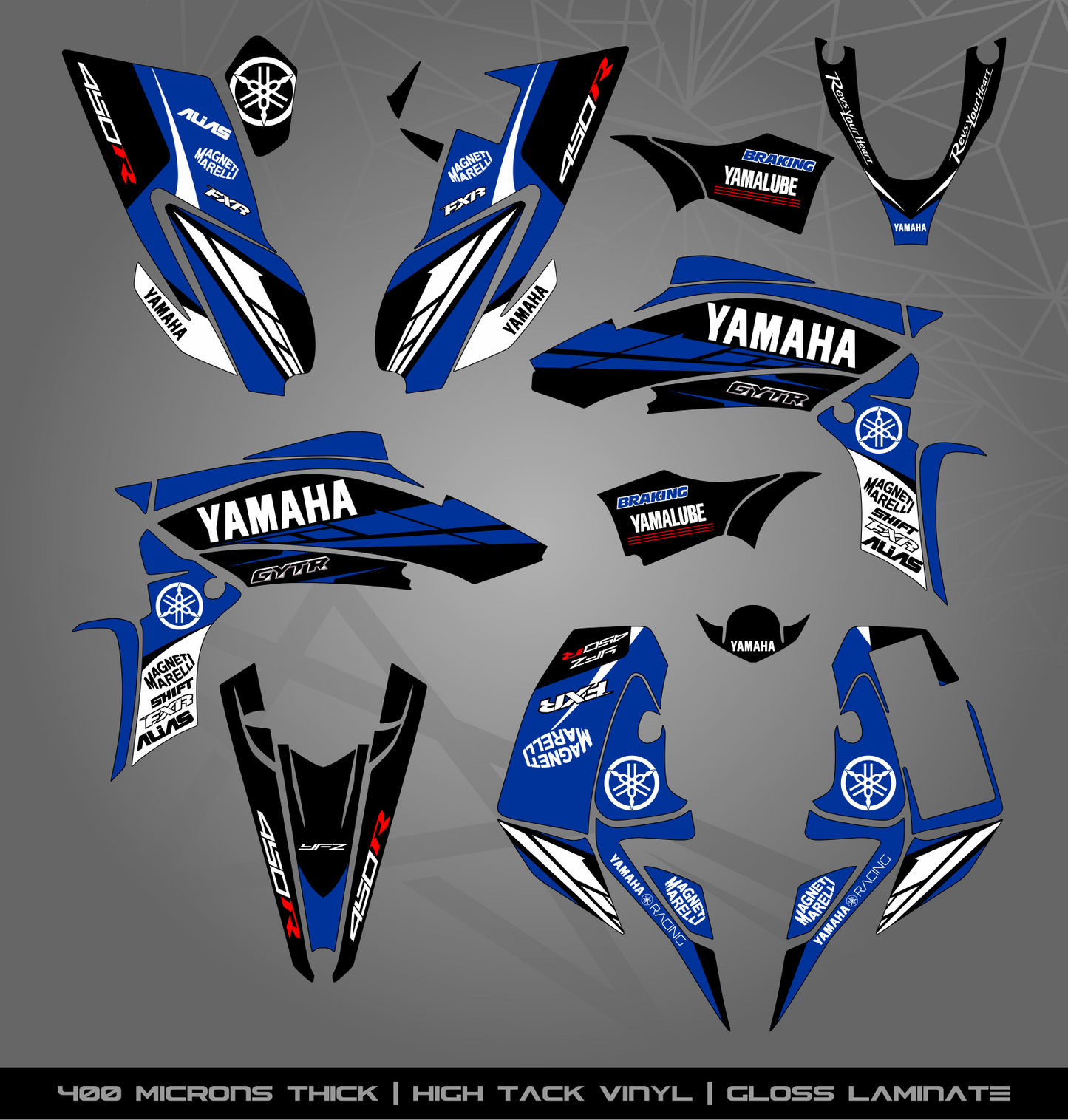 Full Sticker Kit for Yamaha YFZ 450R (2009-2013)