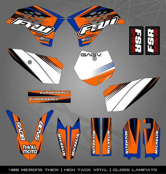 Full Sticker Kit for KTM MX / Enduro bike