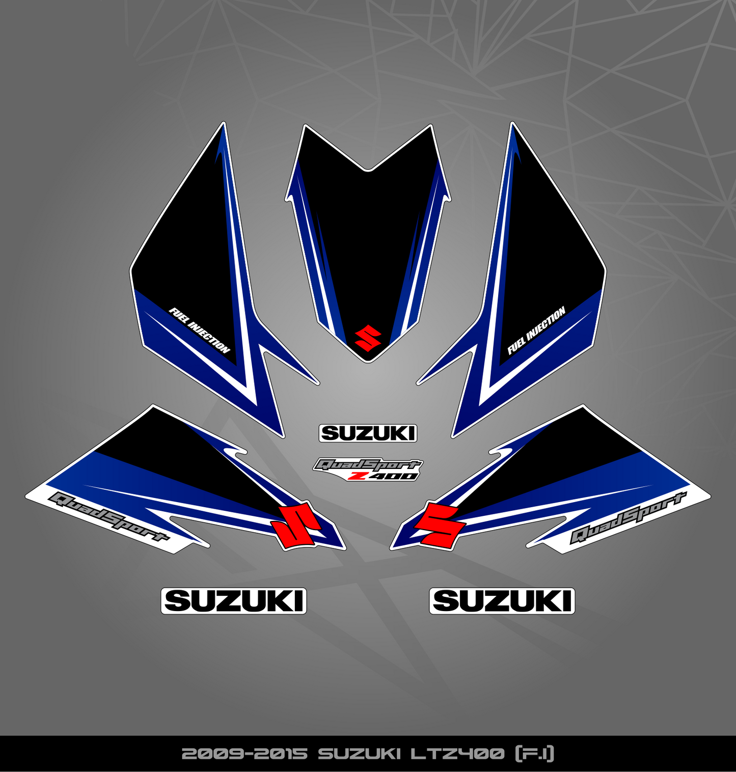 Partial Sticker Kit for Suzuki LTZ 400 (2009-2015)