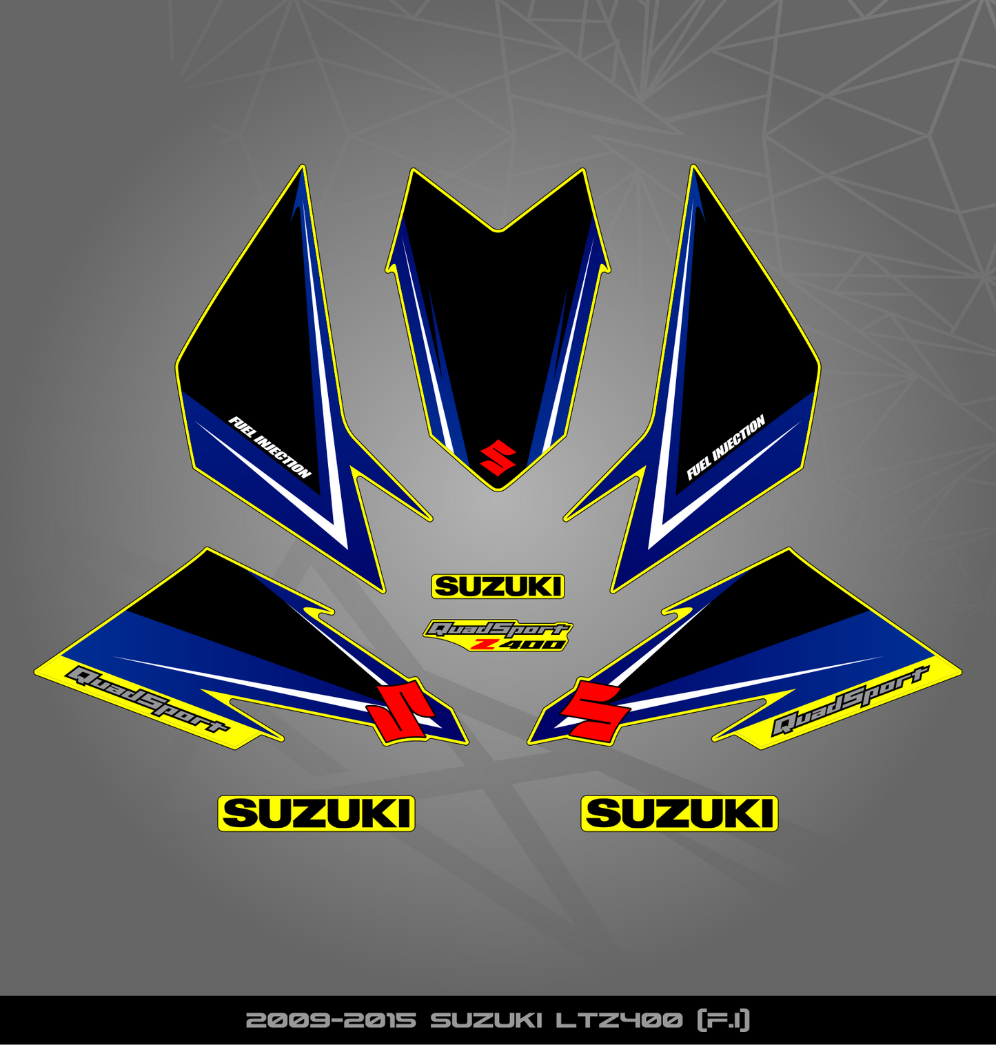 Partial Sticker Kit for Suzuki LTZ 400 (2009-2015)