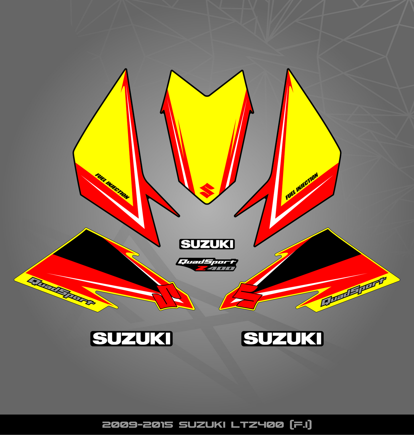 Partial Sticker Kit for Suzuki LTZ 400 (2009-2015)