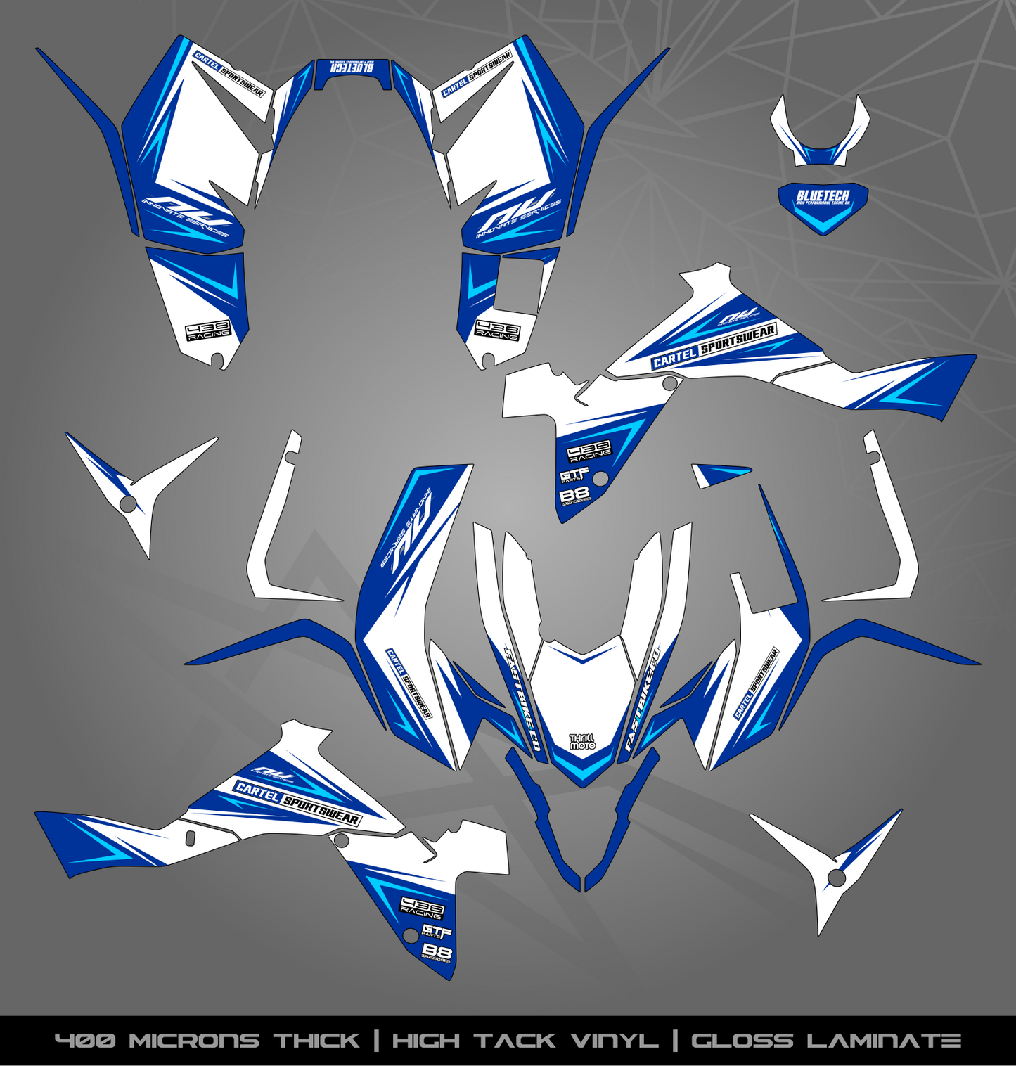 Full Sticker Kit for Suzuki LTZ 400 (2009-2015)