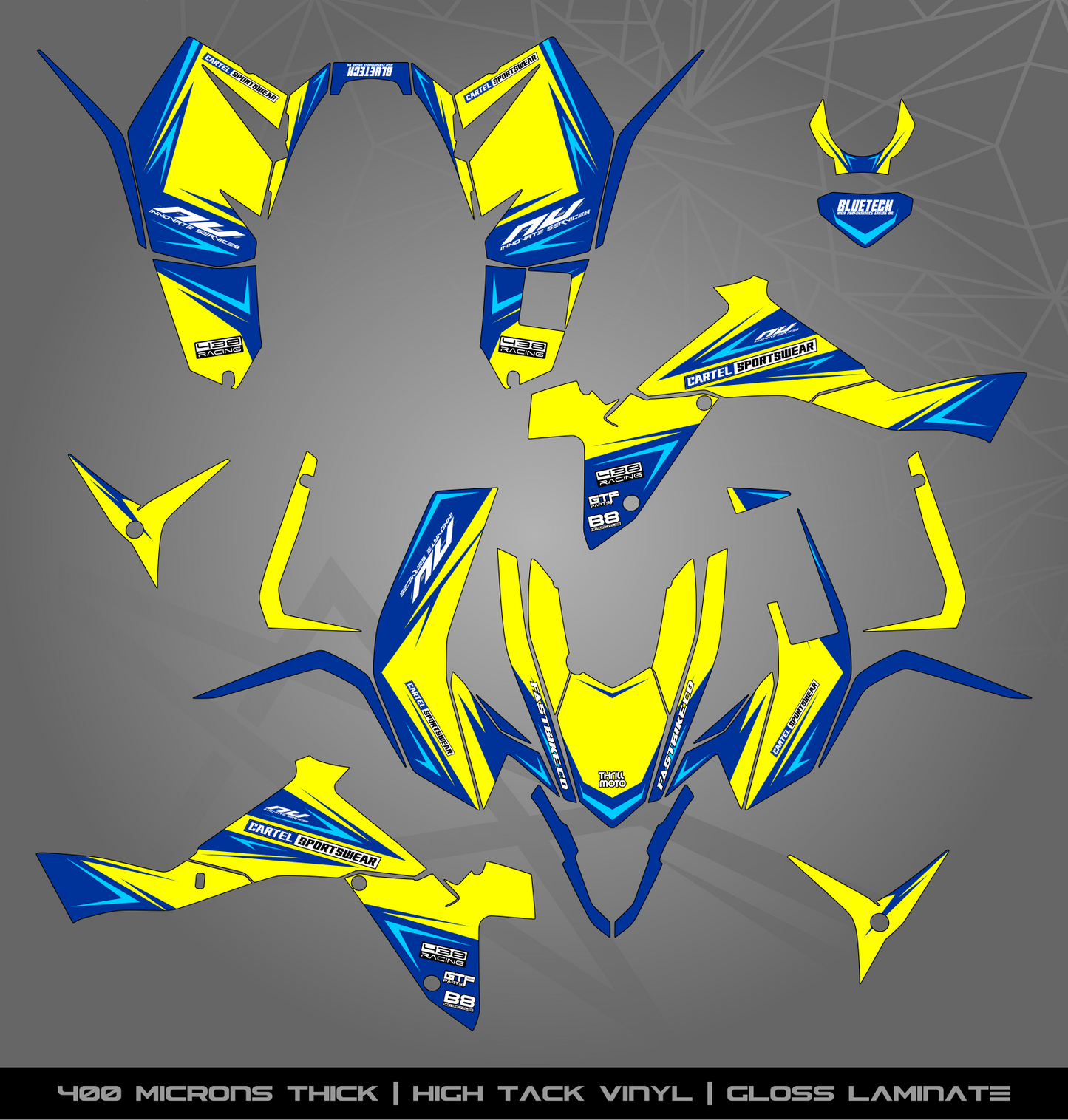 Full Sticker Kit for Suzuki LTZ 400 (2009-2015)