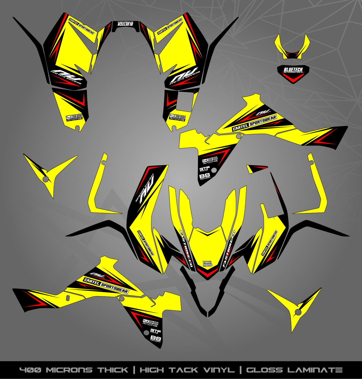 Full Sticker Kit for Suzuki LTZ 400 (2009-2015)