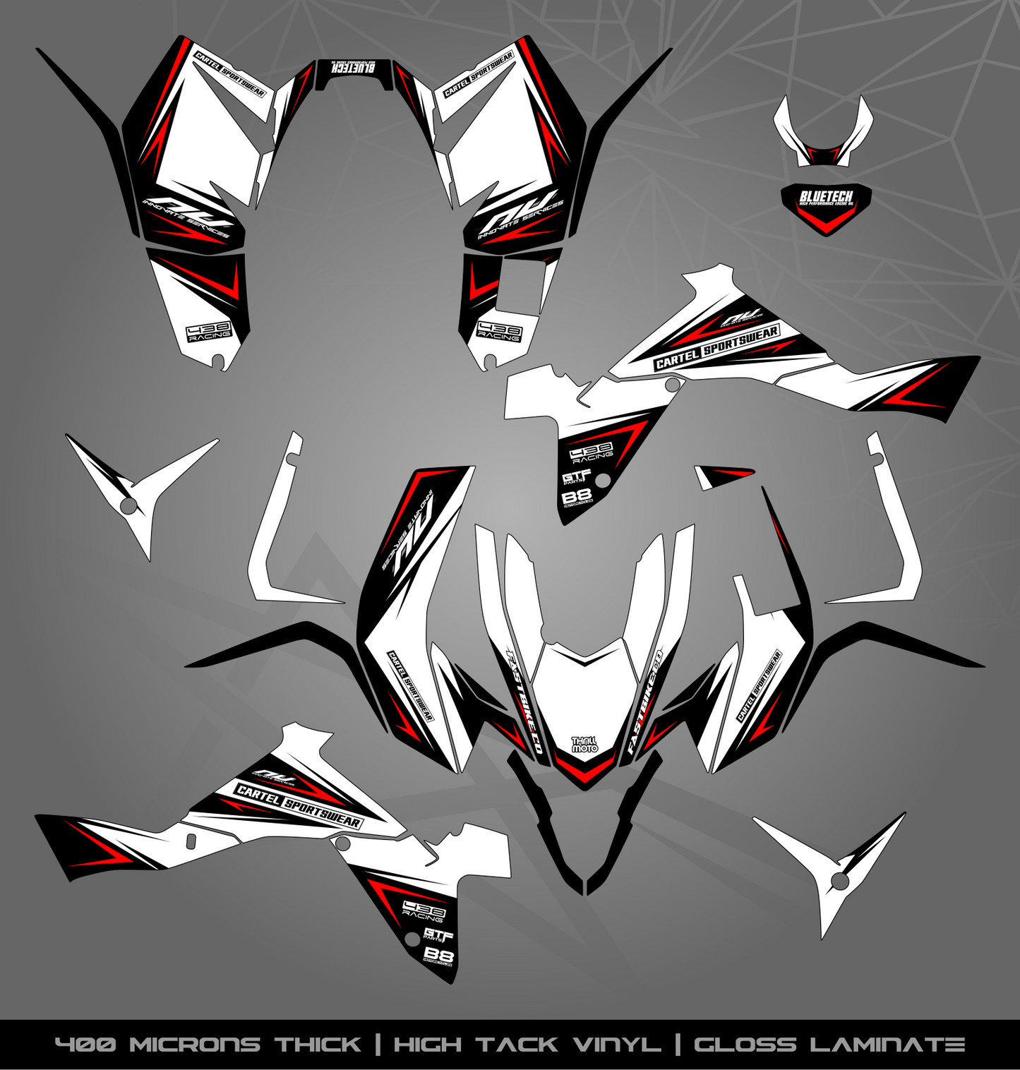 Full Sticker Kit for Suzuki LTZ 400 (2009-2015)