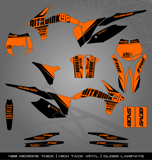 Full Sticker Kit for KTM MX / Enduro bike