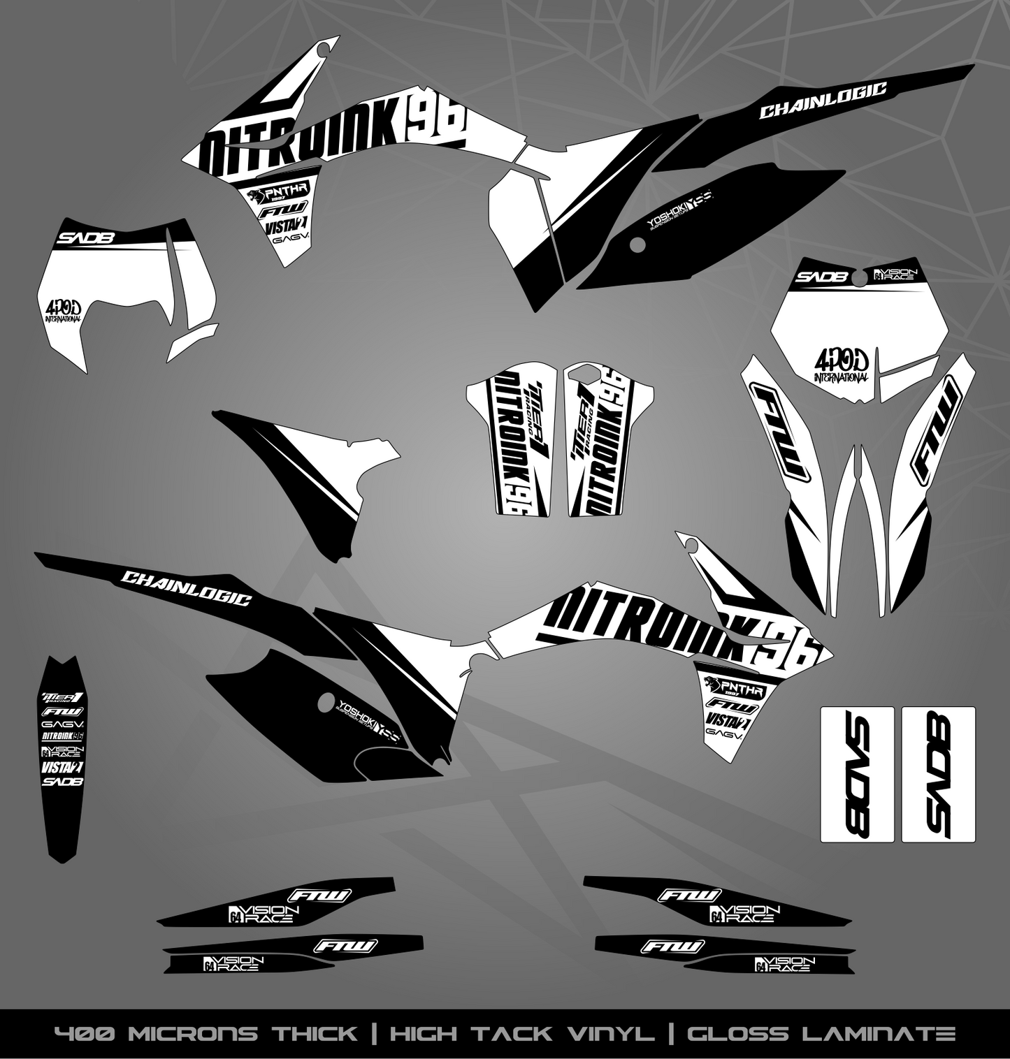 Full Sticker Kit for KTM MX / Enduro bike