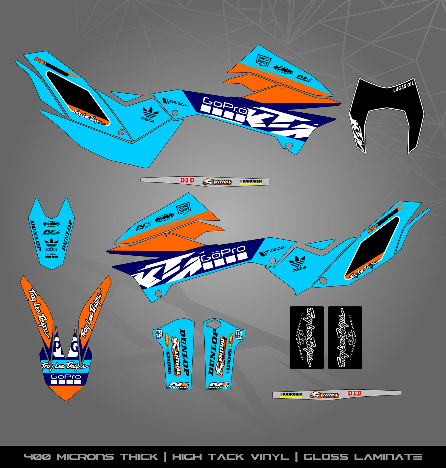 Full Sticker Kit for KTM 690 Enduro R