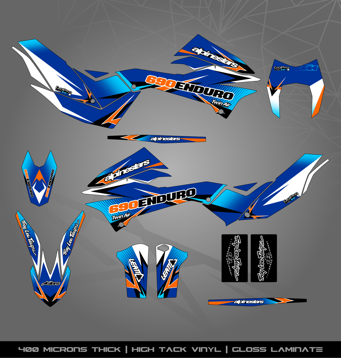 Full Sticker Kit for KTM 690 Enduro R