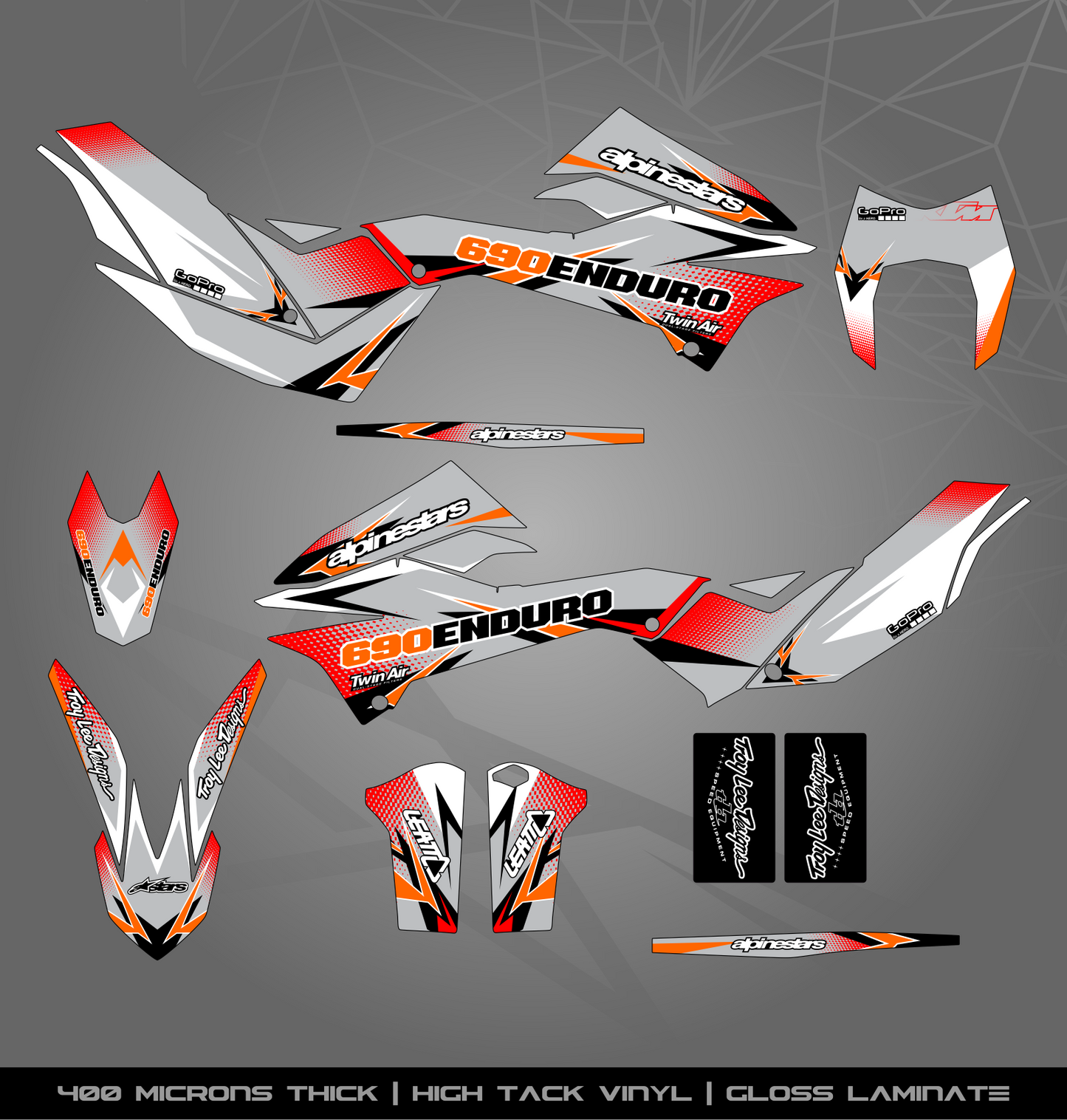 Full Sticker Kit for KTM 690 Enduro R