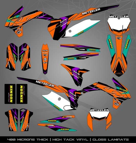 Full Sticker Kit for KTM MX / Enduro bike